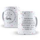 Caneca de Cerâmica Branca Personalizada 325ml Tema Crisma Caneca de Cerâmica Branca Personalizada 325ml Tema Crisma