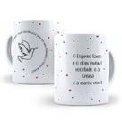 Caneca de Cerâmica Branca Personalizada 325ml Tema Crisma Caneca de Cerâmica Branca Personalizada 325ml Tema Crisma