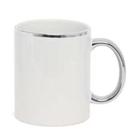 Caneca de Cerâmica C/ alça Prata 325ML
