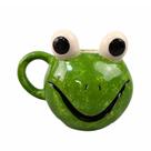 Caneca de cerâmica Cute Frog 350 ml com design divertido e divertido