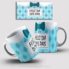 Caneca de Cerâmica Dia dos Pais "Feliz Dia dos Pais" Caneca de Cerâmica Dia dos Pais "Feliz Dia dos Pais"