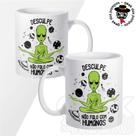 Caneca de Cerâmica ET Alienígena não Falo com Humanos