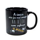 Caneca De Cerâmica Frase Peso 300 Ml - Ceramica Regina