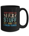 Caneca de cerâmica Funny Fix Stuff com capacidade de 350 ml