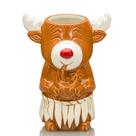 Caneca de cerâmica Geeki Tikis Rum Rum Rudolph 700mL