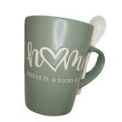 Caneca de Cerâmica Home com Colher