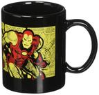 Caneca de cerâmica ICUP Marvel The Invincible Iron Man 325 ml transparente