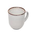 Caneca de ceramica linear cinza 380ml - lyor Caneca de ceramica linear cinza 380ml - lyor