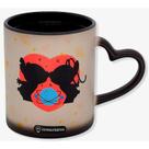 Caneca de Cerâmica Mágica Stitch e Angel Namorados 300ml 10026508 - ZonaCriativa