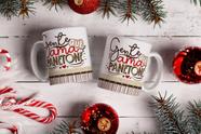 Caneca de Ceramica Personalizada 325ml Yulitos de Natal