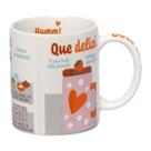 Caneca de ceramica receita colorida 330ml canc160 Caneca de ceramica receita colorida 330ml canc160
