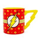 Caneca de cerâmica Silver Buffalo DC Comics Flash Stripes 590ml Caneca de cerâmica Silver Buffalo DC Comics Flash Stripes 590ml