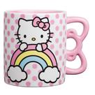 Caneca de cerâmica Silver Buffalo Sanrio Hello Kitty 600ml Rainbow