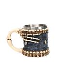 Caneca de cerâmica Skull and Bone 3D Skeleton Design 450 ml