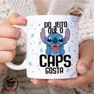 Caneca de Cerâmica Stitch Do Jeito que o CAPS Gosta