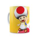 Caneca de Ceramica Super Mario Toad Caneca de Ceramica Super Mario Toad