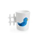 Caneca de cerâmica twitter Caneca de cerâmica twitter