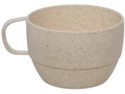 Caneca de Chá e Café Bege 330ml Hauskraft Fibra de Bambu FBBU009/BG