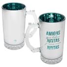 Caneca de Chopp Amigas Juntas em Vidro - 450ml