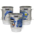 Caneca de Chopp de Alumínio 600ML Personalizado Flork Paizão - Presente Divertido para Pais