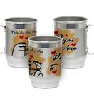 Caneca de Chopp de Alumínio 600ML Personalizado Flork Paizão - Presente Divertido para Pais