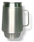 Caneca de chopp de aluminio- Lisa congelante 500ml