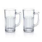 Caneca de Chopp de Vidro Art House 350ml Kit com 2 Unidades