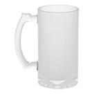 Caneca de Chopp de Vidro Jateada para Sublimação 470ml 16oz