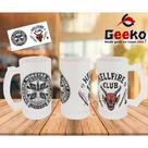 Caneca de Chopp HellFire Club Stranger Things Geeko Caneca de Chopp HellFire Club Stranger Things Geeko