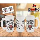 Caneca de Chopp HellFire Club Stranger Things Geeko Caneca de Chopp HellFire Club Stranger Things Geeko