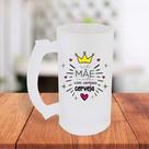Caneca De Chopp Jateada Minha Mãe É A Melhor Com Cerveja Personalizada Engraçada- MEGA OFERTA!