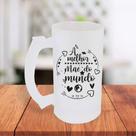 Caneca De Chopp Jateada Personalizada Dia Das Mães Melhor Mãe Do Mundo Presente- MEGA OFERTA!