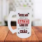Caneca De Chopp Jateada Personalizada Frase Engraçada Quis Me Colocar Pra Baixo - MEGA OFERTA!