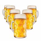 Caneca de Chopp Mass Krug G Vidro 6pcs