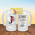 Caneca de chopp personalizada nail designer