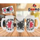 Caneca de Chopp Red Hot Chili Peppers Rock Geeko
