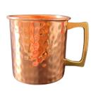 Caneca de Cobre 350 ml (Martelada / Com Borda / Alças de Bronze) Caneca de Cobre 350 ml (Martelada / Com Borda / Alças de Bronze)