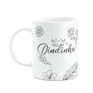 Caneca de Dindos - Dindinha - M2 - 325ml - Branca