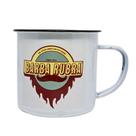 Caneca De Ferro Old School 350ml Com Logo Barba Rubra