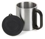 Caneca De Inox Com Tampa 180 Ml