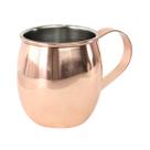 Caneca de inox revestida em cobre moscow mule 500ml