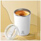 Caneca de mistura automática FOXNSK Copo de mistura elétrico 350mL D-White