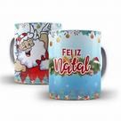 Caneca de natal plástico presente lembrancinha