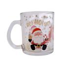 Caneca de Natal Vidro 330ml Estampada Natal Mágico Presente