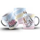 Caneca De Páscoa - Feliz Páscoa Coelhinho Colorida