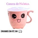 Caneca de Plástico Infantil Com Alça 240 ml - InterPonte