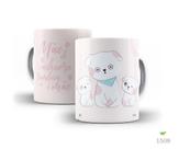 Caneca de polímero Dia das Mães - Mãe de Pet