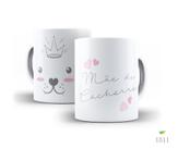 Caneca de polímero Dia das Mães - Mãe de Pet