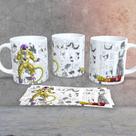 Caneca de Porcelana 325ml Decorada Dragon Ball Estampa 9