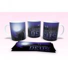 Caneca De Porcelana 325ml Decorada Frases Religiosas Estampa 43